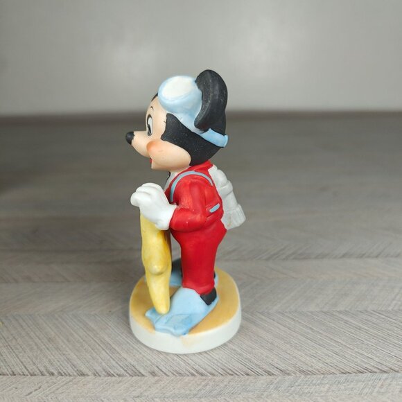 Vintage Walt Disney Productions Mickey Mouse Scuba Diver Bisque Figurine - Picture 4 of 6